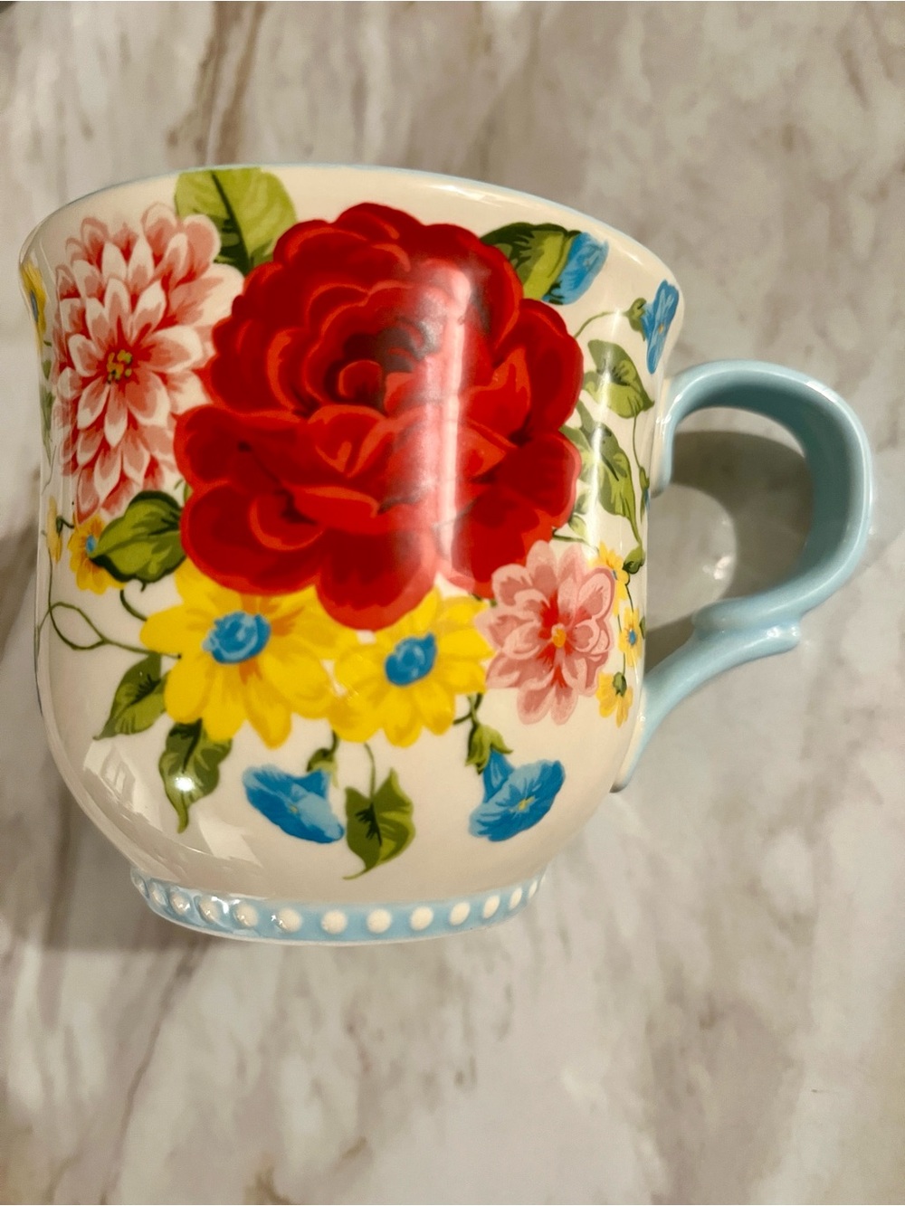Pioneer Woman Sweet Rose Mugs (3) - Picture 4 of 6